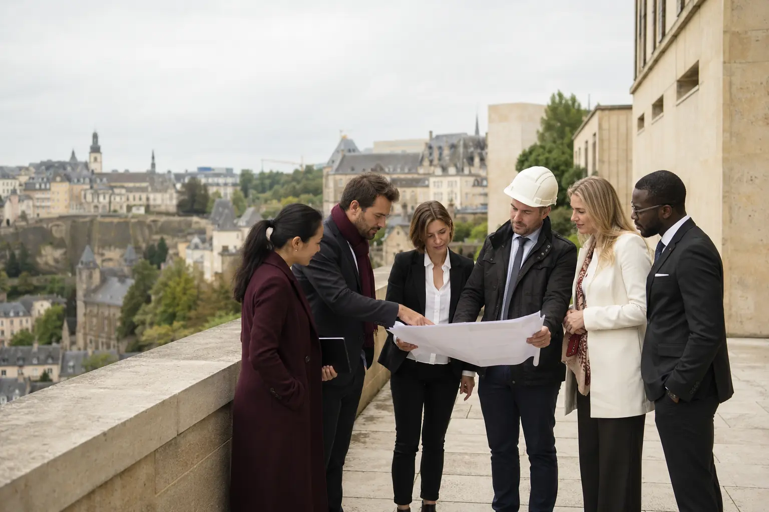 Canioun team collaborating in Luxembourg